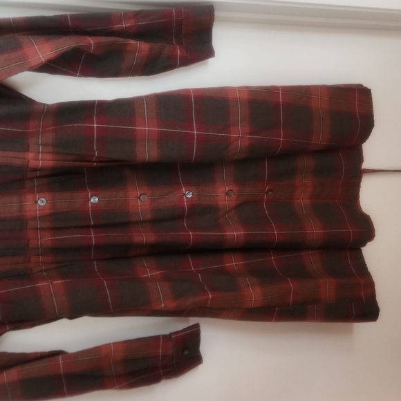 G. H BASS HERITAGE SHIRTINGS PLAID  SHIRT DRESS - Picture 10 of 12